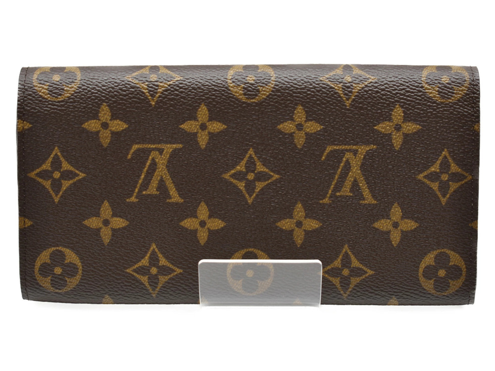 Louis Vuitton Portefeuille Monogram Canvas Wallet  Long With Emilie